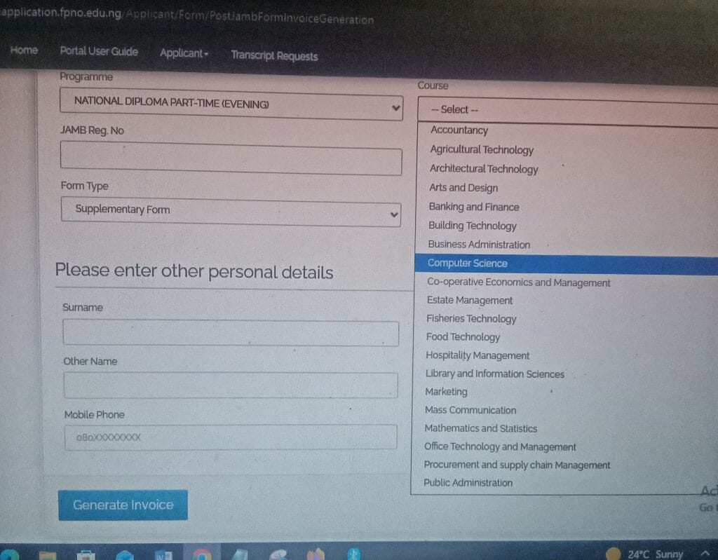 Federal Polytechnic Nekede Releases 2025/2026 Supplementary