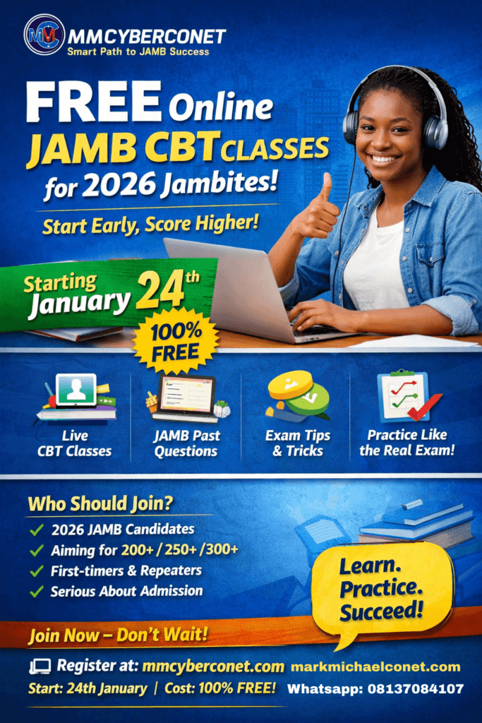 MMC JAMB 2026 Online CBT Classes